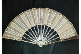 The reflection of the 18th century, fan circa 1770-80