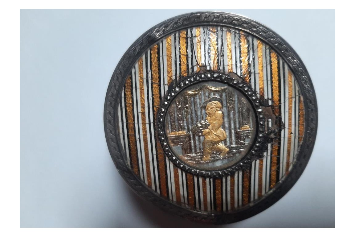 Stripes, snuffbox, circa 1780