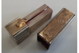 The peacock's kiss, lipstick case, 20th century