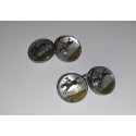 Horses race cufflinks, early 20th