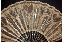 Light and brightness, fan circa 1900
