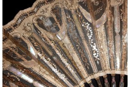 Light and brightness, fan circa 1900