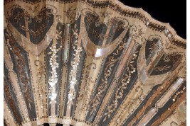 Light and brightness, fan circa 1900
