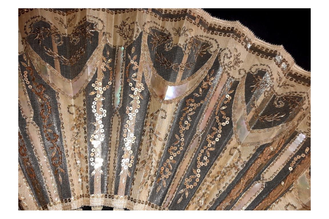 Light and brightness, fan circa 1900