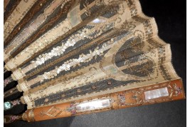 Light and brightness, fan circa 1900