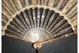 Light and brightness, fan circa 1900