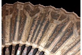 Light and brightness, fan circa 1900