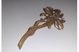 Edelweiss de GIP, broche période Art nouveau
