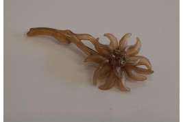 Edelweiss de GIP, broche période Art nouveau