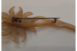 Edelweiss de GIP, broche période Art nouveau