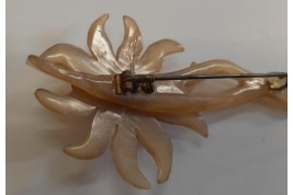 Edelweiss de GIP, broche période Art nouveau