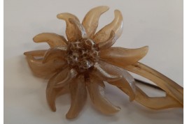 Edelweiss de GIP, broche période Art nouveau