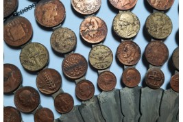 Wealth, fan coins, 20th century