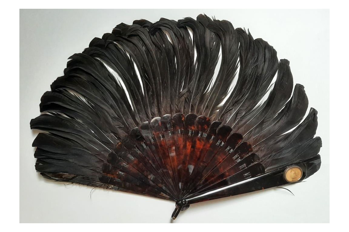 Photogaphic fan, late 19th century