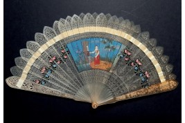 Four images fan, circa 1820-25