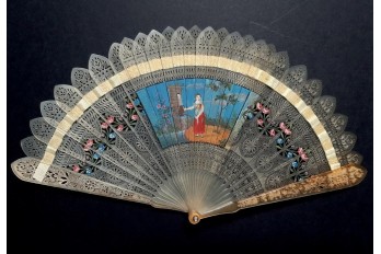 Four images fan, circa 1820-25