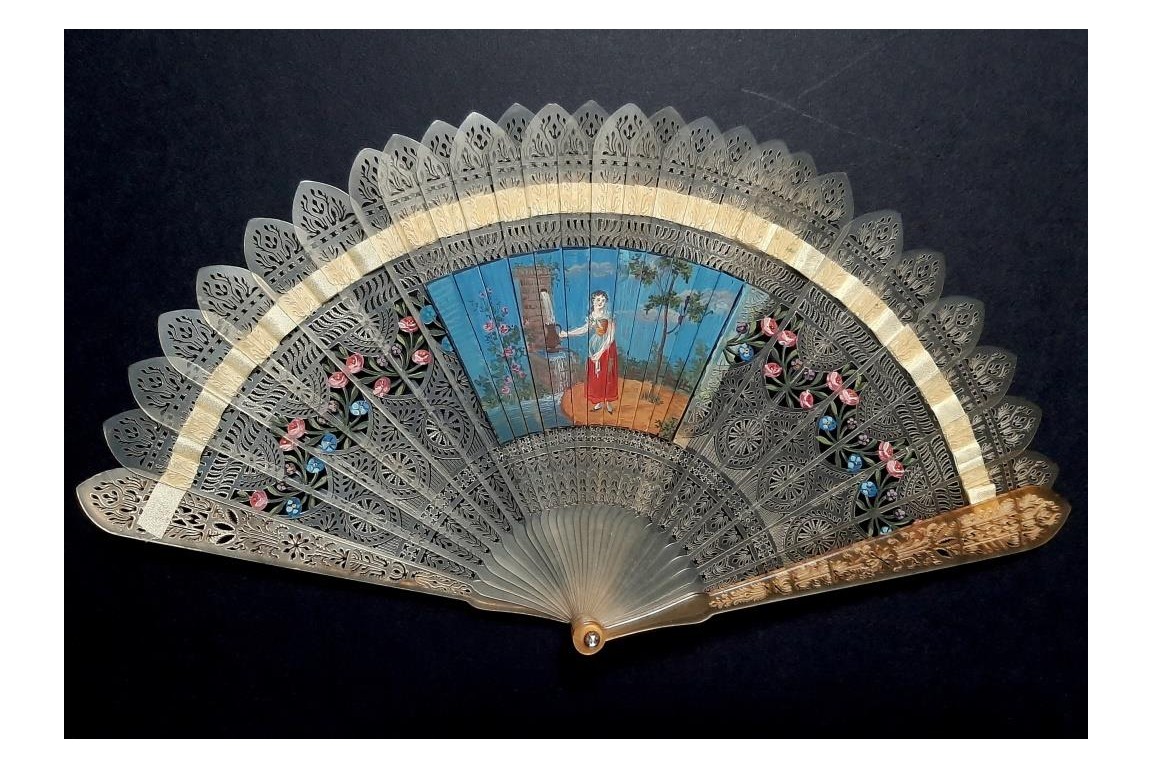 Four images fan, circa 1820-25