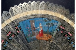 Four images fan, circa 1820-25