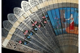 Four images fan, circa 1820-25