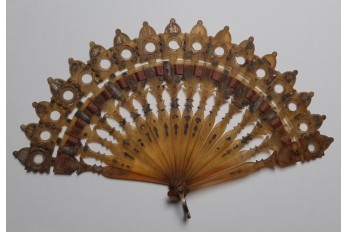 Optical arrow, early 19th century fan