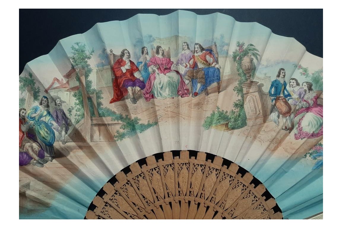 The Indispensable, necessaire fan circa 1880