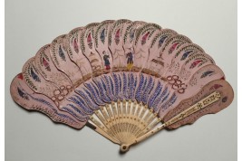 Four images Jenny Lind fan, circa 1825-30