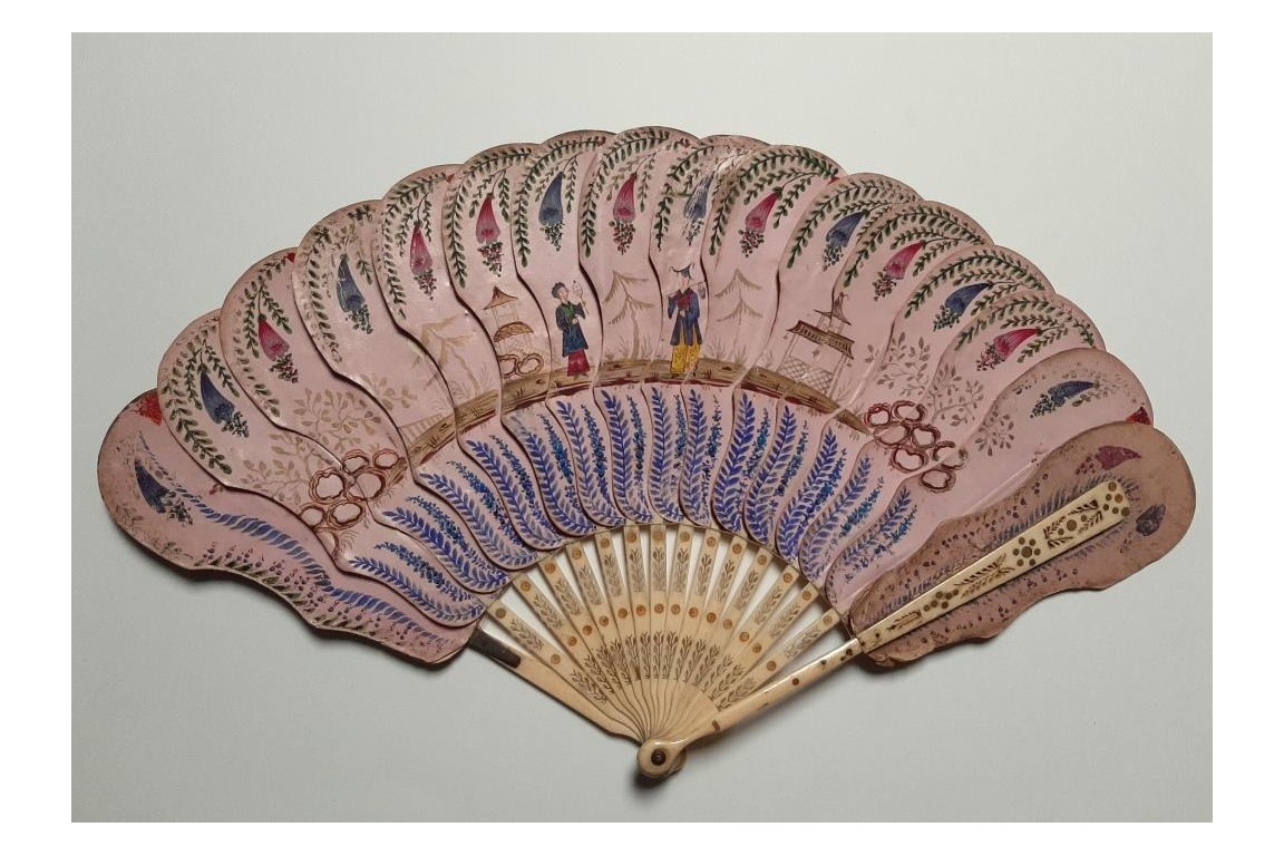 Four images Jenny Lind fan, circa 1825-30