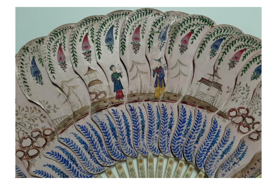 Four images Jenny Lind fan, circa 1825-30