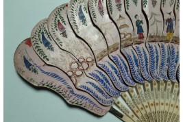 Four images Jenny Lind fan, circa 1825-30