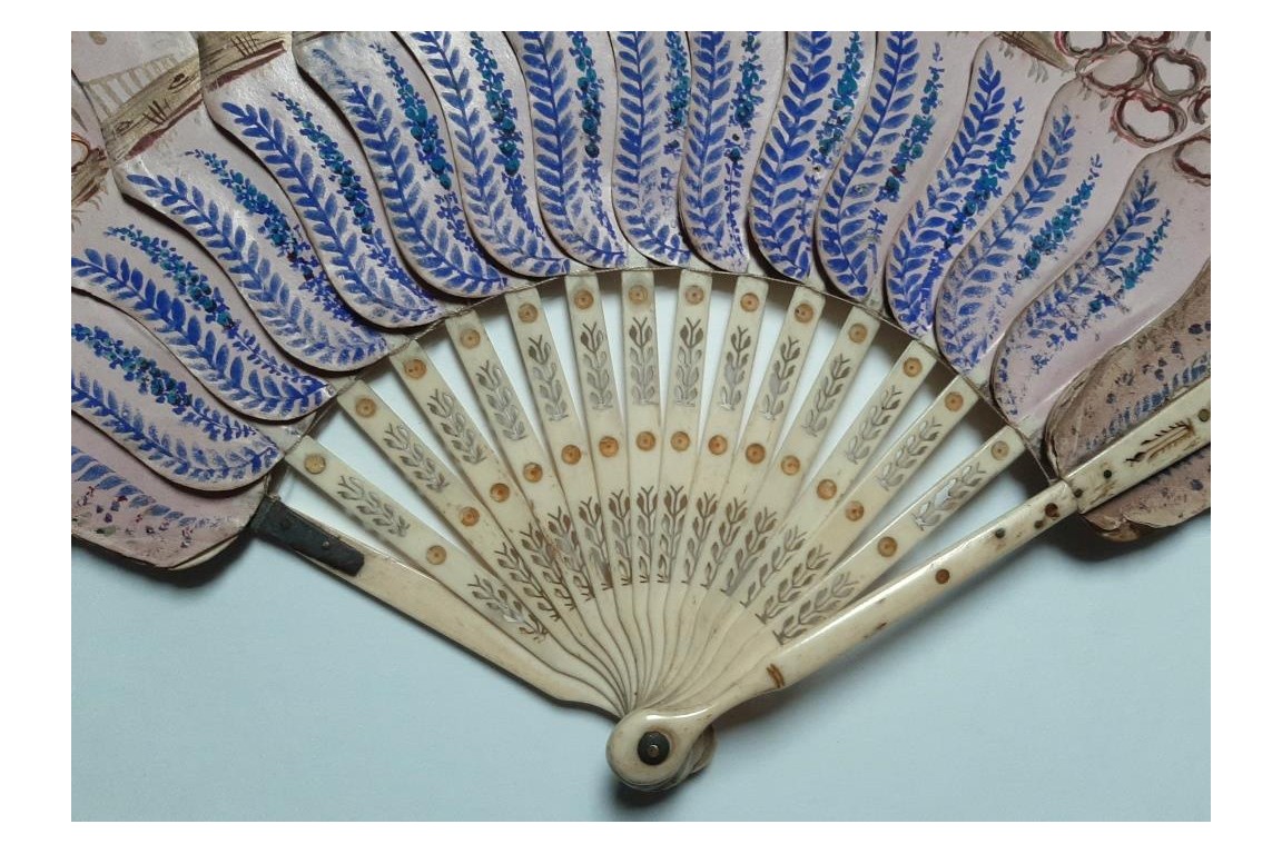 Four images Jenny Lind fan, circa 1825-30