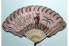 Four images Jenny Lind fan, circa 1825-30