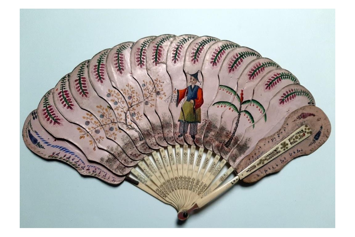 Four images Jenny Lind fan, circa 1825-30