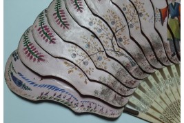 Four images Jenny Lind fan, circa 1825-30