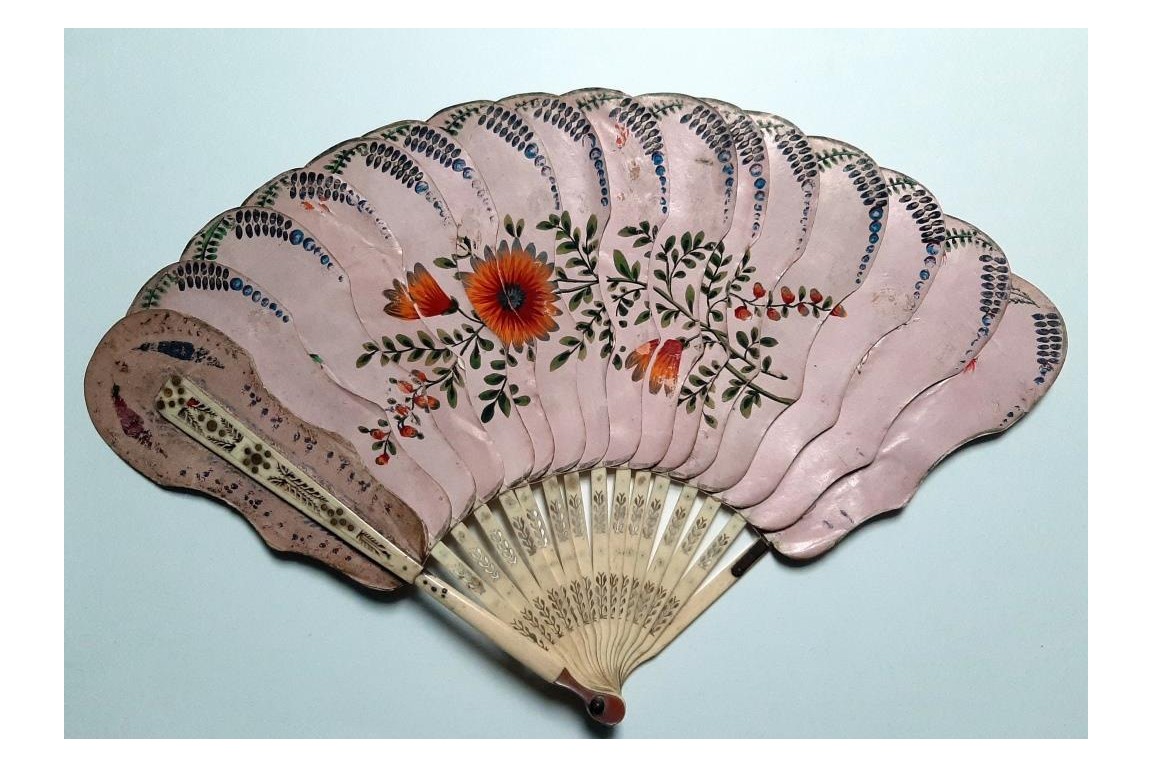 Four images Jenny Lind fan, circa 1825-30