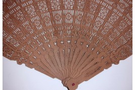 Congratulations Teodora Fabregues  ! Spanish papercutting fan circa 1880-1900