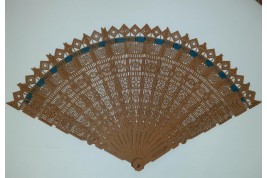 Congratulations Teodora Fabregues  ! Spanish papercutting fan circa 1880-1900