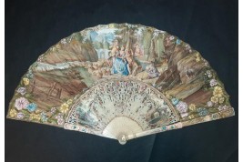 Éventail baton, XVIIIème siècle ou pastiche