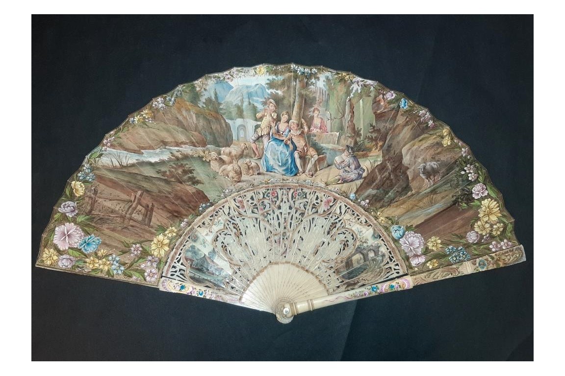 Stick fan, 18th century or pastiche