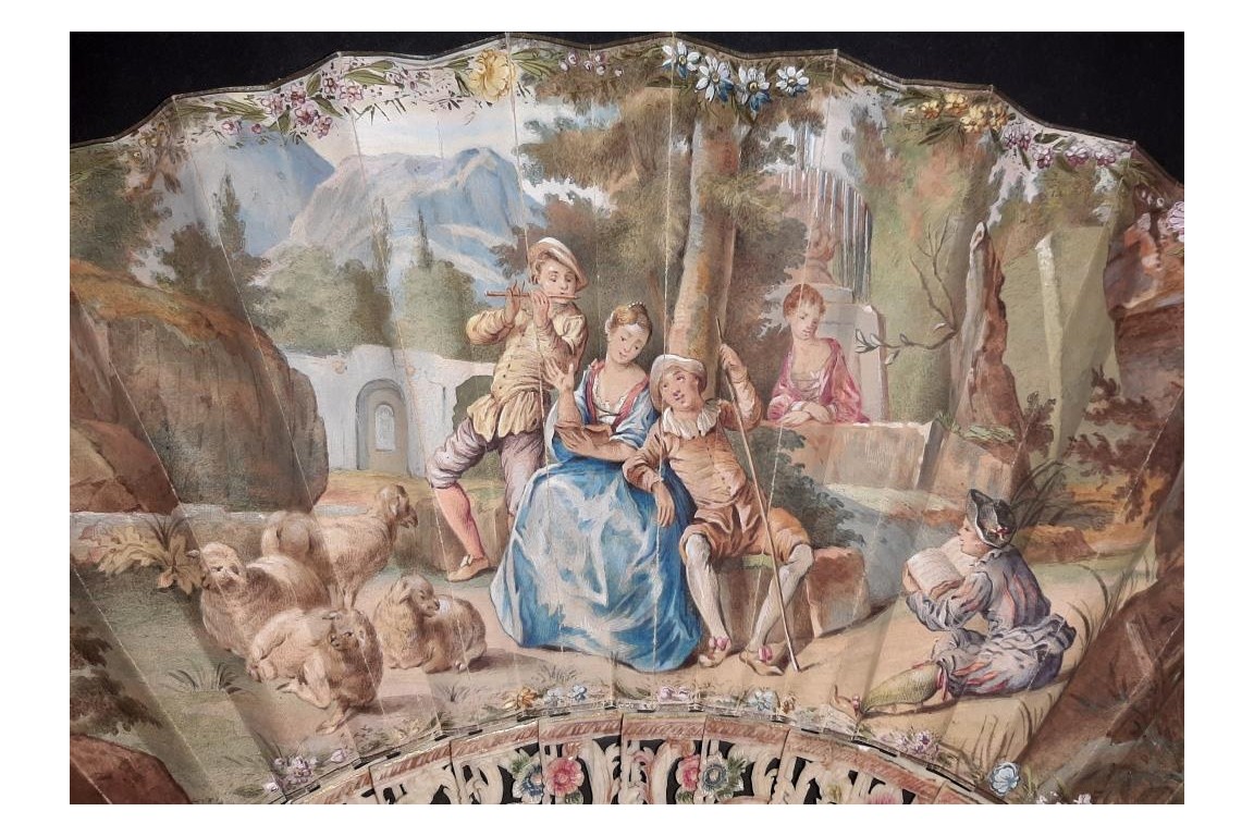 Éventail baton, XVIIIème siècle ou pastiche