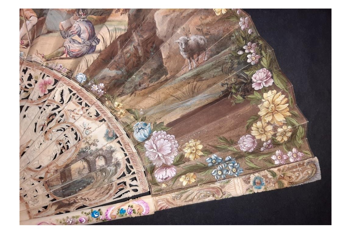 Stick fan, 18th century or pastiche