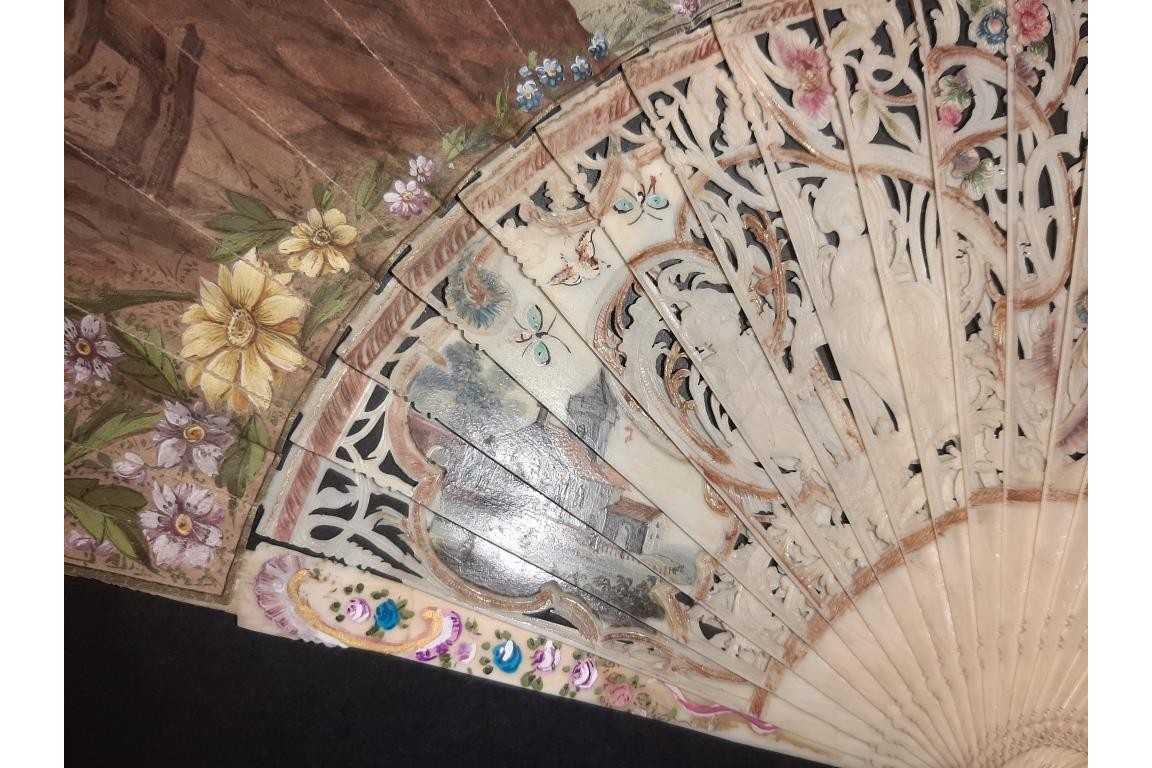 Éventail baton, XVIIIème siècle ou pastiche