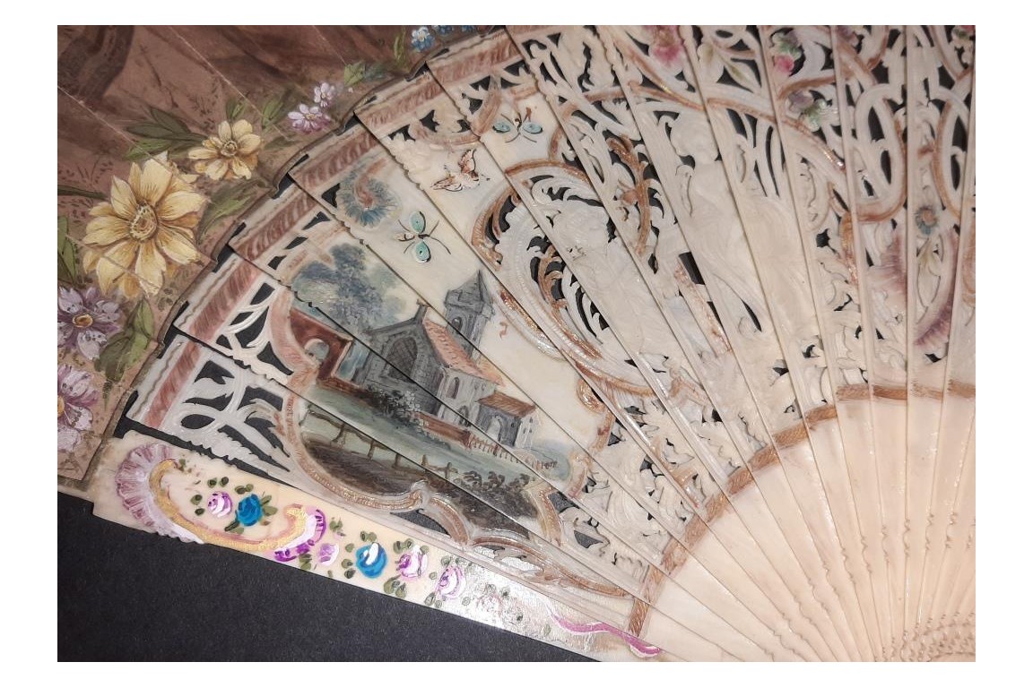Stick fan, 18th century or pastiche