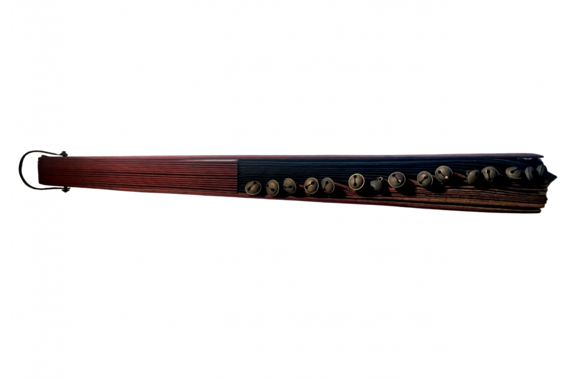 Éventail grelots, vers 1880-90