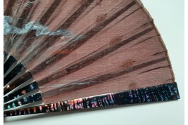 Nyx at sunset, fan by Lasellaz circa 1890