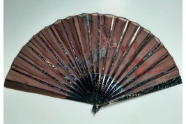 Nyx at sunset, fan by Lasellaz circa 1890