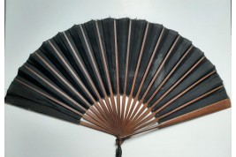 Beauties and Love, fan by Zaborowska circa 1880-90