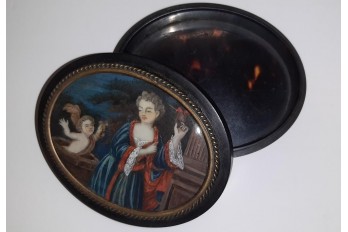 The choice of the heart or the reason, &çth century snuffbox