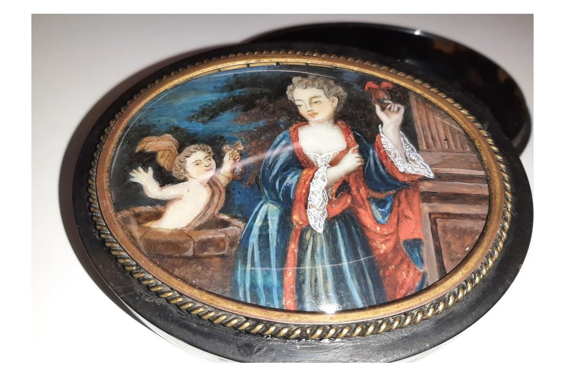 The choice of the heart or the reason, &çth century snuffbox