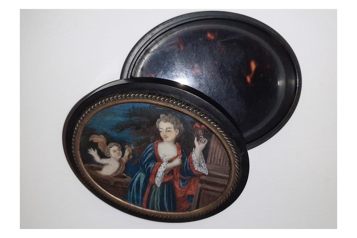 The choice of the heart or the reason, &çth century snuffbox