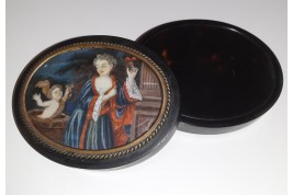 The choice of the heart or the reason, &çth century snuffbox